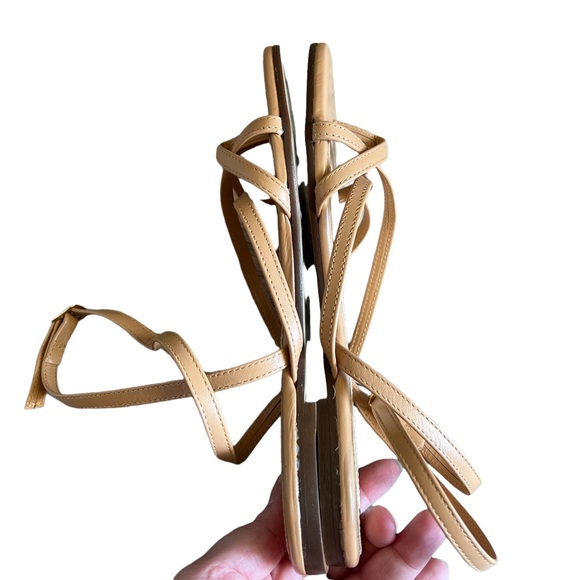 J Crew Pilar Strappy Sandals in Pecan Style 68892 Sz 6 - Picture 3 of 9